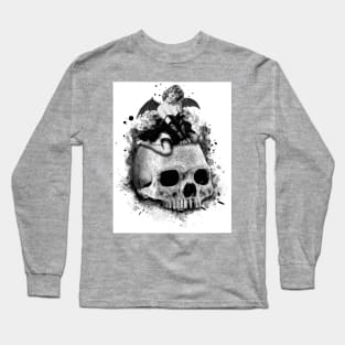 Gothic Pin Up Girl Long Sleeve T-Shirt